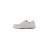 Birkenstock White Leather Slip-On Loafers