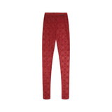 Marine Serre Red Polyamide Socks