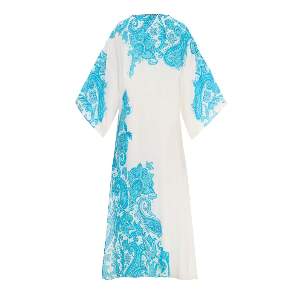 Etro White Viscose Casual Dress