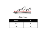 Dolce & Gabbana Bordeaux Leather Low Top Sneakers