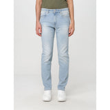 Siviglia Blue Denim Straight-Leg Jeans