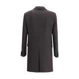 ZEGNA Brown Wool Coat