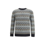 Brooksfield Multicolor Wool Sweatshirt