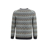Brooksfield Multicolor Wool Sweatshirt