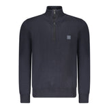 Hugo Boss Blue Cotton Men Sweater