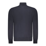 Hugo Boss Blue Cotton Men Sweater