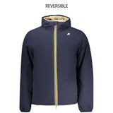 K-WAY Blue Nylon Jackets & Coat