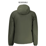 K-WAY Green Nylon Jackets & Coat