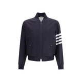Thom Browne Blue Wool Bomber
