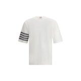 Thom Browne White Cotton T-Shirt
