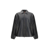 Diesel Black Polyester Biker Jacket