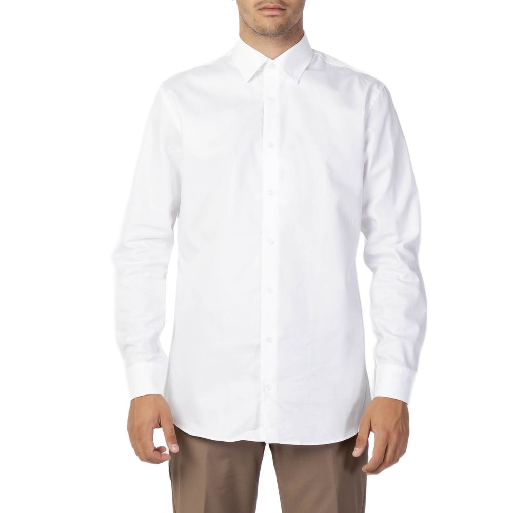 Selected White Cotton Dress Shirt