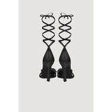 Aniye By Black Leather High Heel Pumps