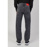 Hugo Boss Black Cotton Relaxed Fit Jeans