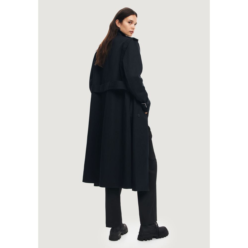 Desigual Blue Cotton Parka