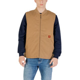 Vans Beige Cotton Sleveless Jacket