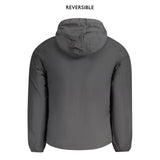 K-WAY Black Nylon Jackets & Coat