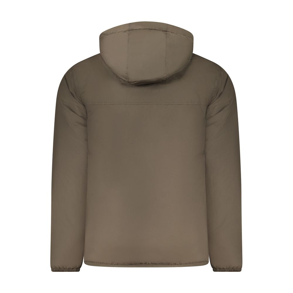 K-WAY Brown Polyamide Jackets & Coat