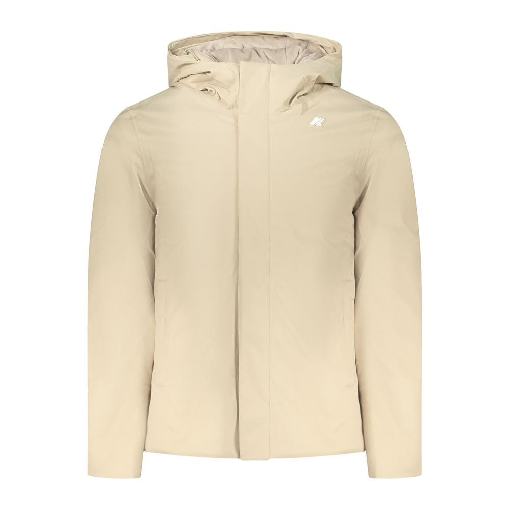 K-WAY Beige Polyester Jackets & Coat
