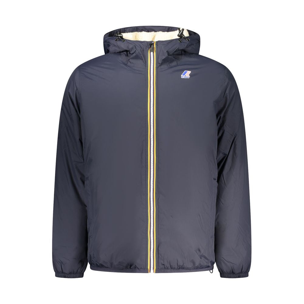 K-WAY Blue Polyamide Jackets & Coat