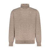 K-WAY Brown Wool Men Sweater