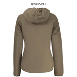 K-WAY Brown Nylon Women Jacket