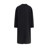 Lardini Black Cashmere Coat
