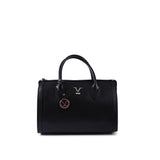 19V69 Italia Black Leather Handbag