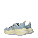 Premiata Light Blue Fabric Sneakers