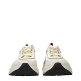 Premiata Beige Fabric Chunky Sneakers