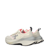 Premiata Beige Fabric Chunky Sneakers