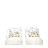 Maison Margiela White Leather Low Top Sneakers