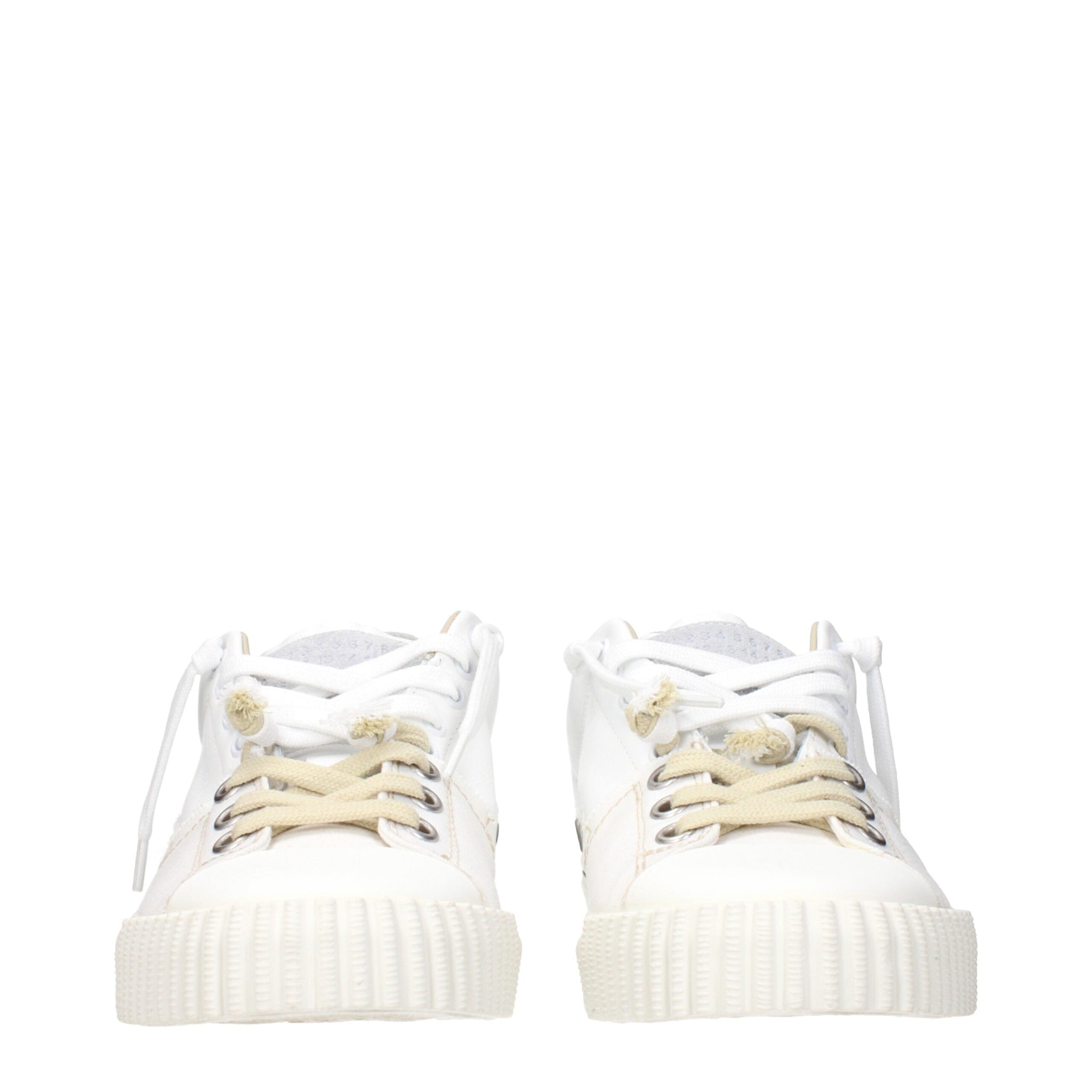Maison Margiela White Leather Low Top Sneakers
