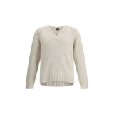 ZEGNA Cream Cashmere Cashmere Sweater