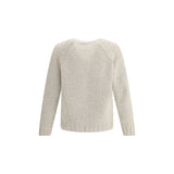 ZEGNA Cream Cashmere Cashmere Sweater