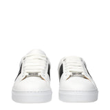 Philipp Plein White Leather Sneakers