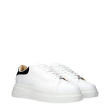 Philipp Plein White Leather Low Top Sneakers
