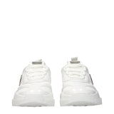 Philipp Plein White Fabric Chunky Sneakers