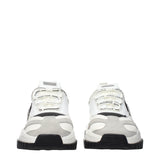 Philipp Plein White Fabric Chunky Sneakers