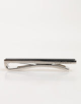 Dolce & Gabbana Silver Tone Brass Logo Branded Men Accessory Tie Clip Bar