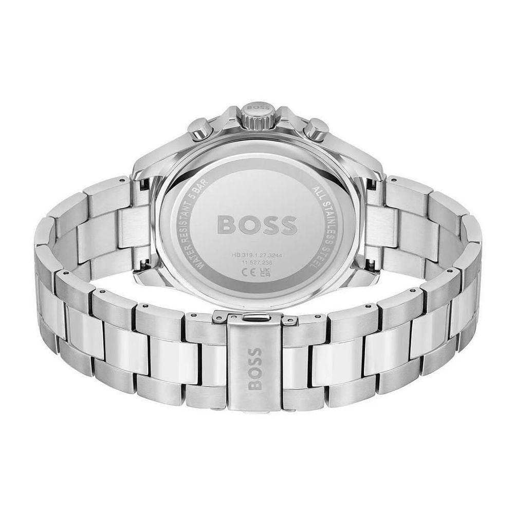 Hugo Boss Gray Stainless Steel Dress Watch