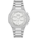 Hugo Boss Gray Stainless Steel Dress Watch