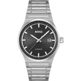 Hugo Boss Gray Stainless Steel Dress Watch