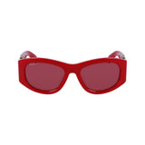 Ferragamo Red Acetate Sunglasses