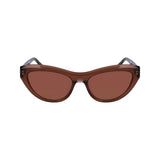 Ferragamo Brown Acetate Sunglasses