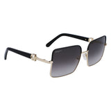 Ferragamo Gold Metal Sunglasses