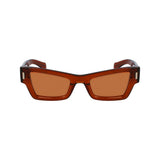 Ferragamo Brown Acetate Sunglasses