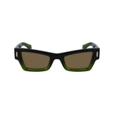 Ferragamo Green Acetate Sunglasses