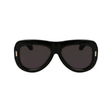 Ferragamo Black Acetate Sunglasses