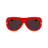 Ferragamo Red Acetate Sunglasses